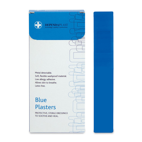 Blue Finger Extension Plasters 2cm x 15cm Box of 50