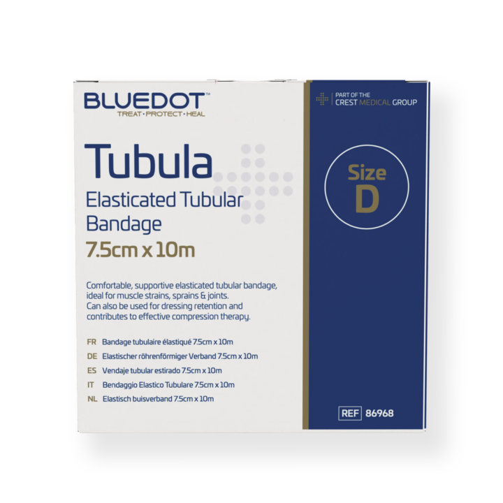 Elasticated Tubular Bandage Size D 7.5cm x 10m