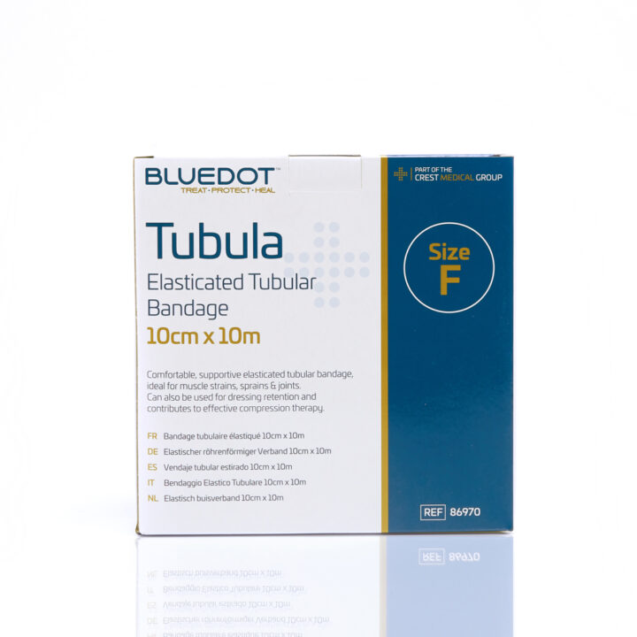Elasticated Tubular Bandage Size F 10cm x 10m