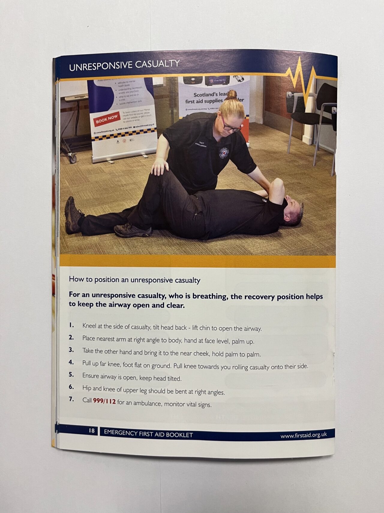 St Andrew's First Aid Emergency First Aid Workbook - Image 4