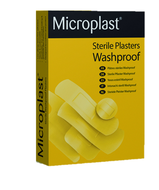 Microplast Waterproof Plasters Assorted Box of 20