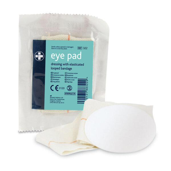 Eye Pad Dressing with Loop Pack of 10