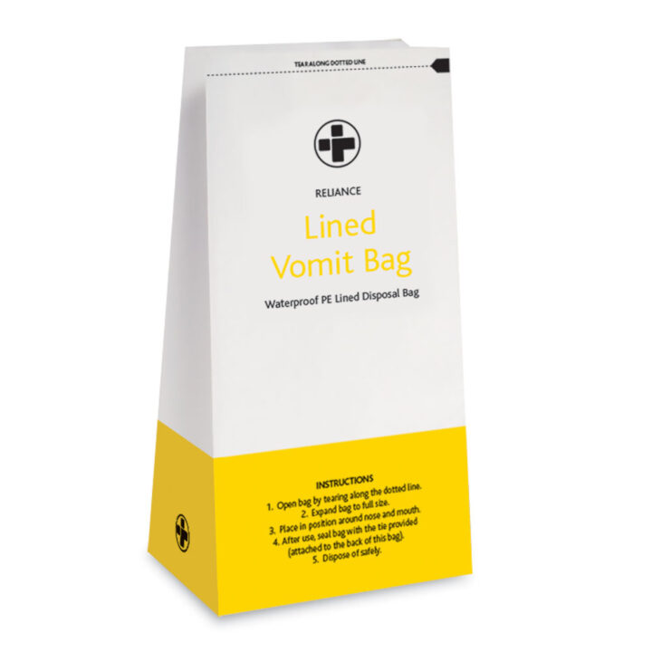 Plastic Lined Vomit Bags Pack of 25