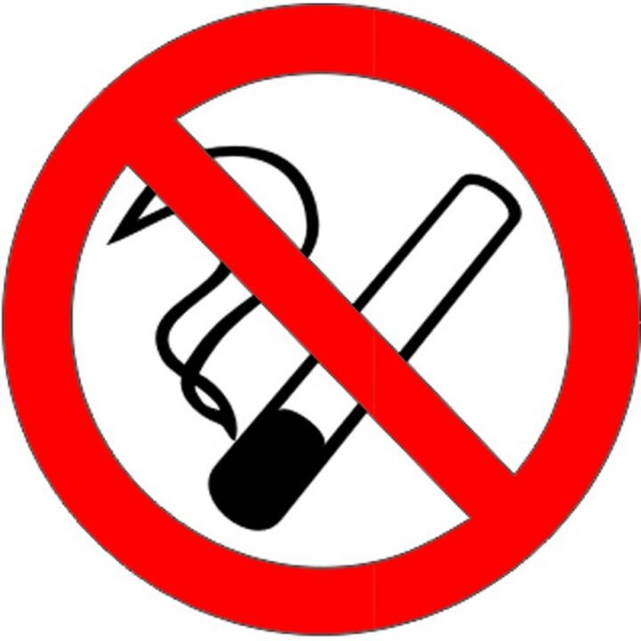 no smoking sign - vinyl