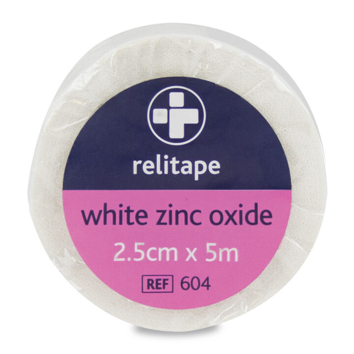 Zinc Oxide Tape White 2.5cm x 5m