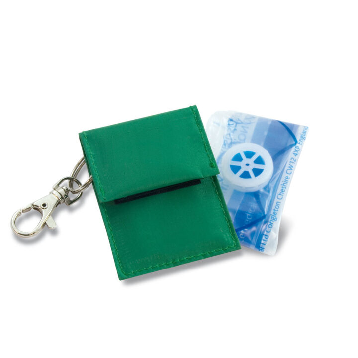Rebreath with Valve in Keyring Pouch