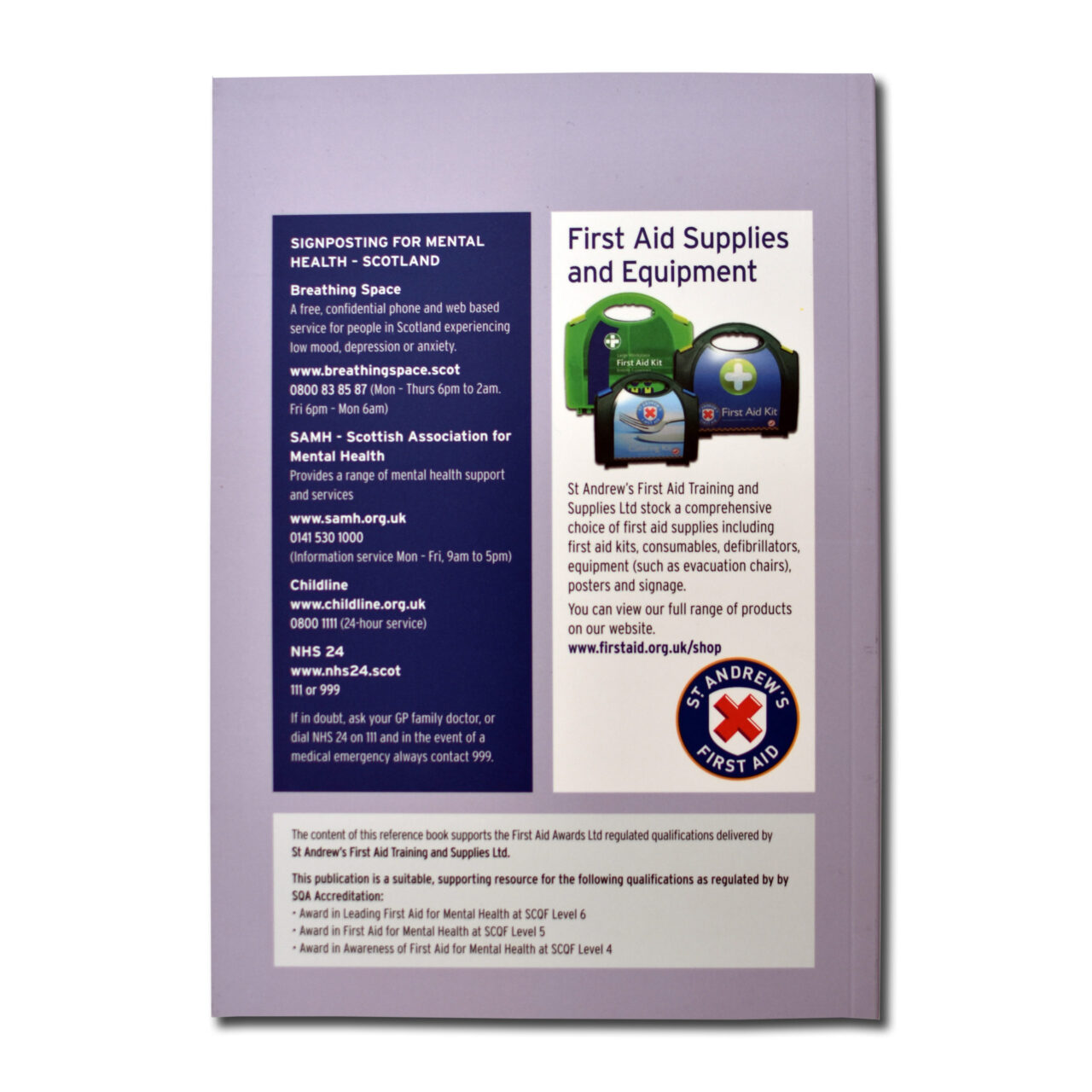 First Aid for Mental Health Book - Image 2