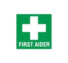First Aider Helmet Sticker