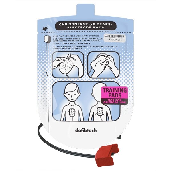 Defibtech Replacement Paediatric Training Pads