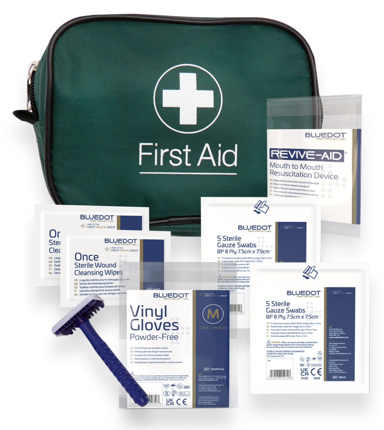 Blue Dot Emergency AED Response Kit