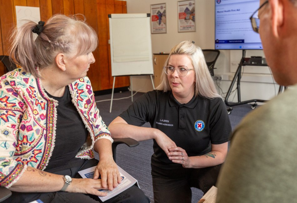 Mental health first aid training course